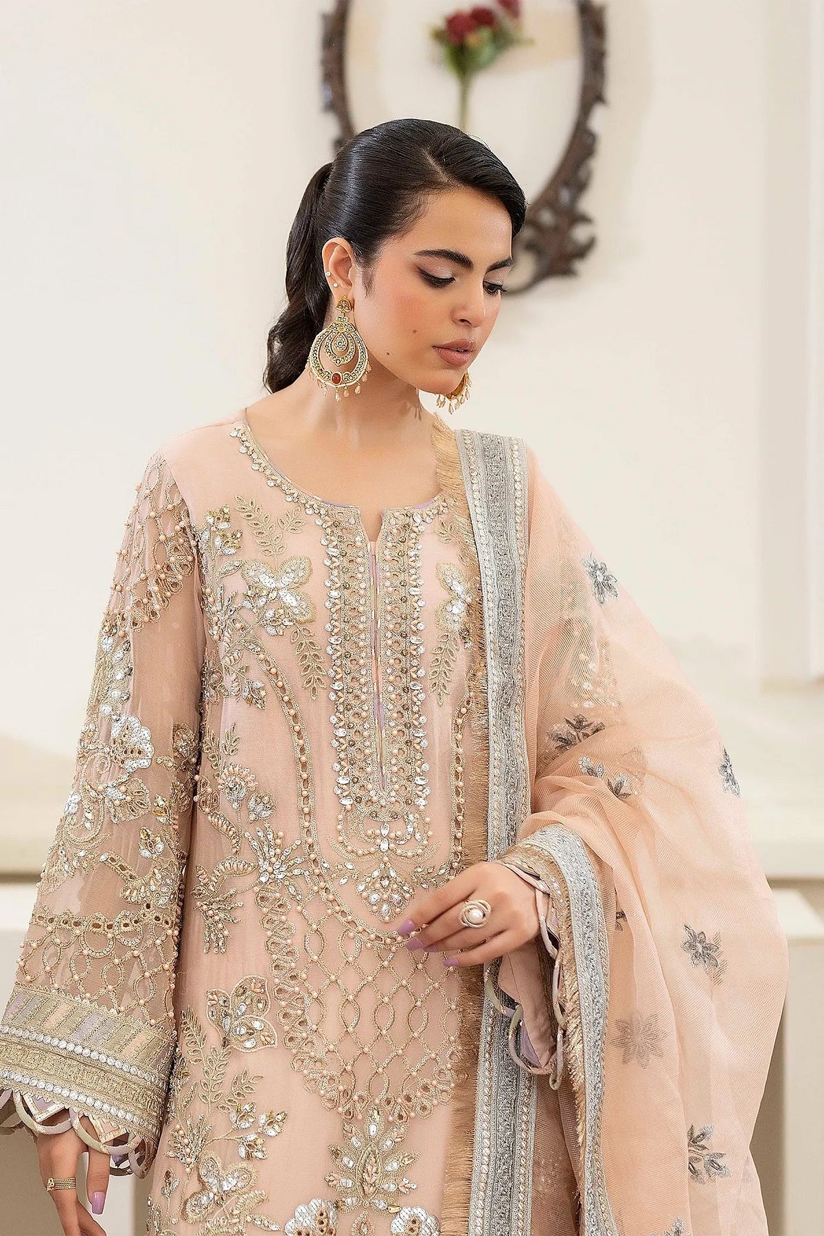 ADAN'S LIBAS SALEEQA LUXURY CHIFFON COLLECTION 2025 3