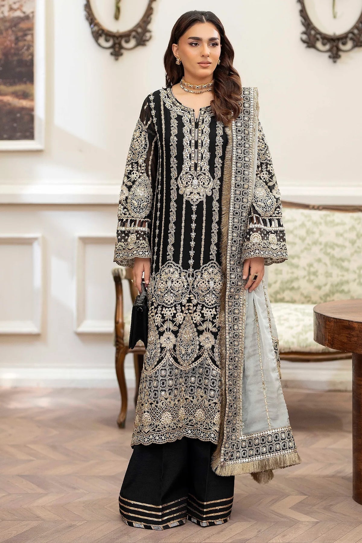 *ADAN'S LIBAS SALEEQA LUXURY CHIFFON COLLECTION 2025 6