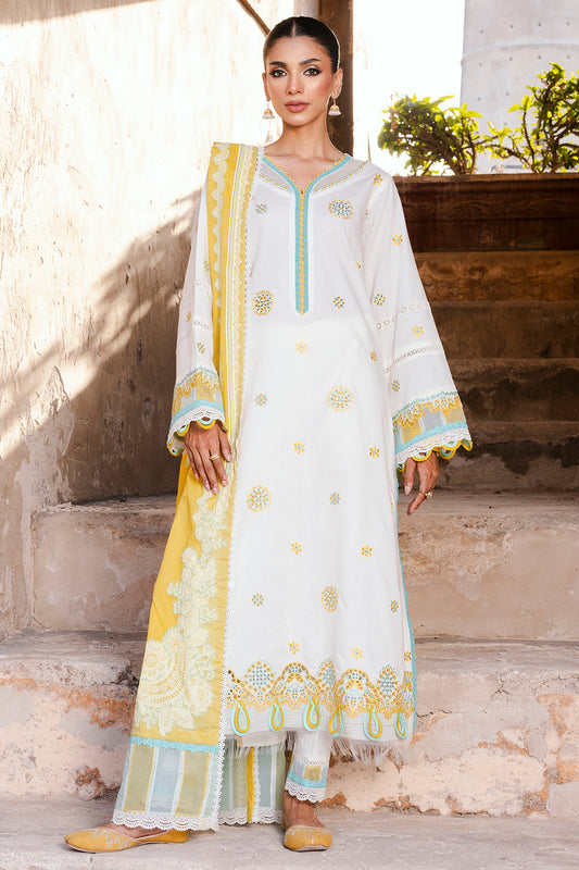 ZELLBURY CHIKANKARI LAWN EMBROIDERED COLLECTION 2025 3