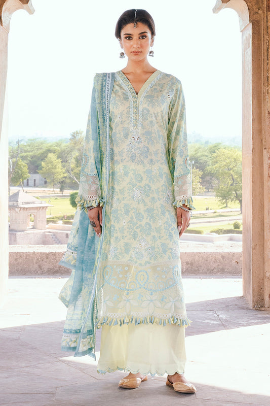 ZELLBURY CHIKANKARI LAWN EMBROIDERED COLLECTION 2025