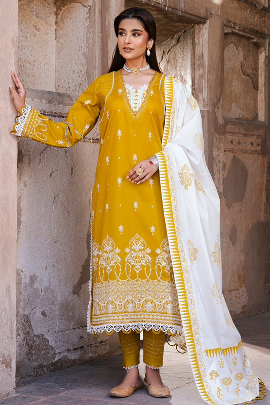 ZELLBURY CHIKANKARI LAWN EMBROIDERED COLLECTION 2025