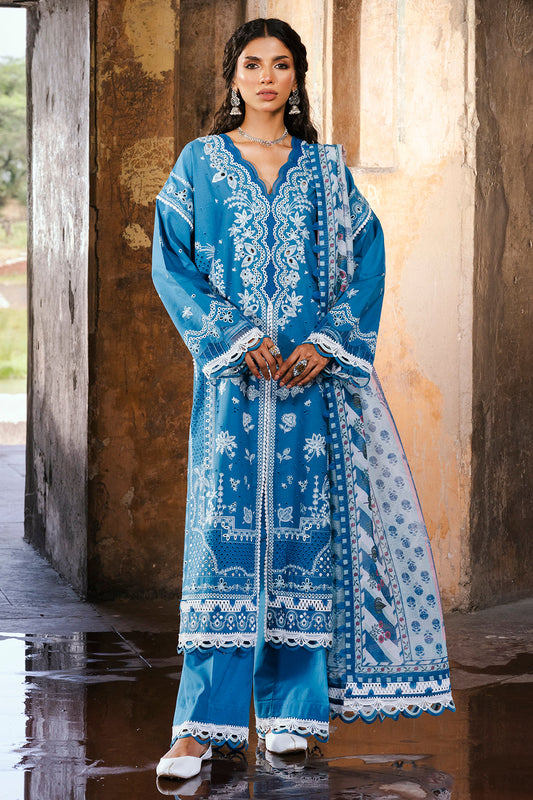 ZELLBURY CHIKANKARI LAWN EMBROIDERED COLLECTION 2025 4