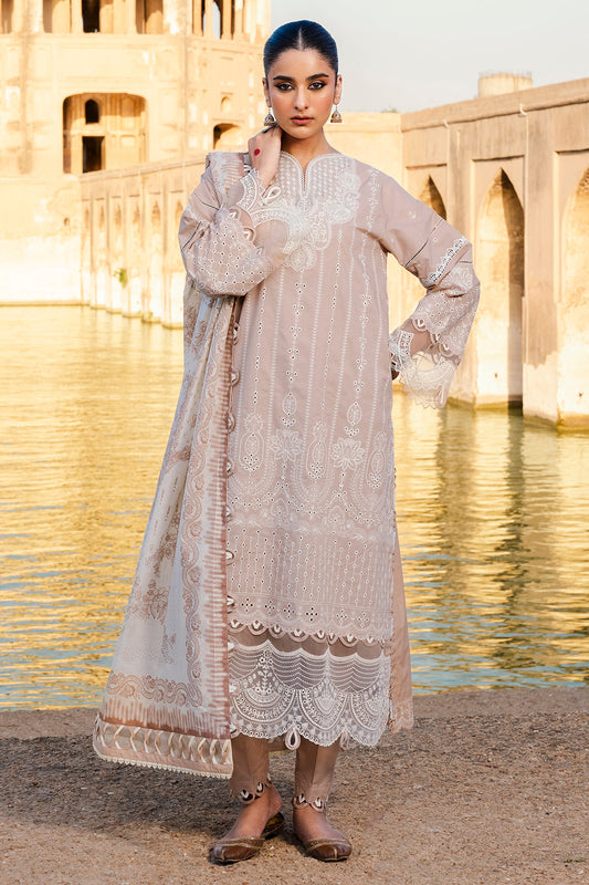 ZELLBURY CHIKANKARI LAWN EMBROIDERED COLLECTION 2025 6