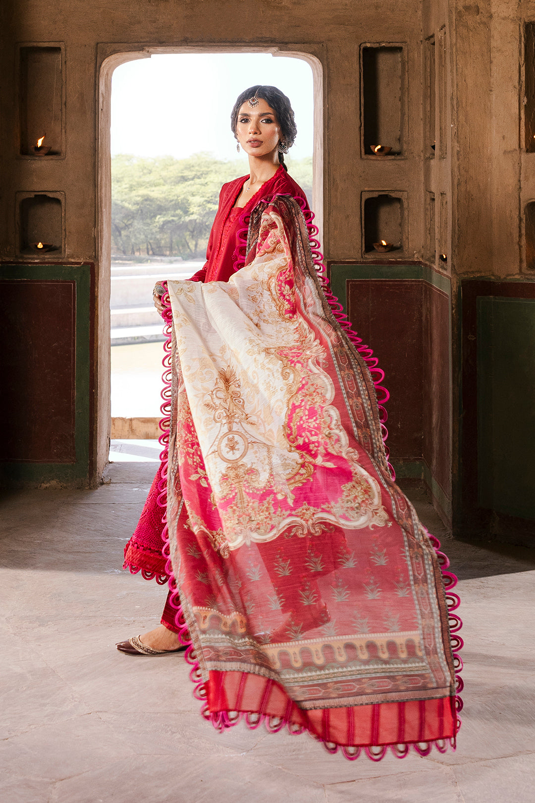 ZELLBURY CHIKANKARI LAWN EMBROIDERED COLLECTION 2025 11