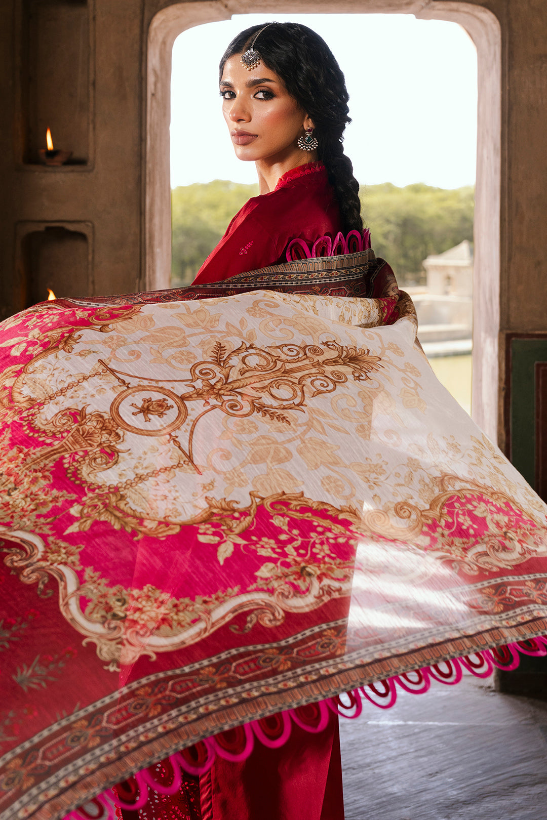 ZELLBURY CHIKANKARI LAWN EMBROIDERED COLLECTION 2025 11