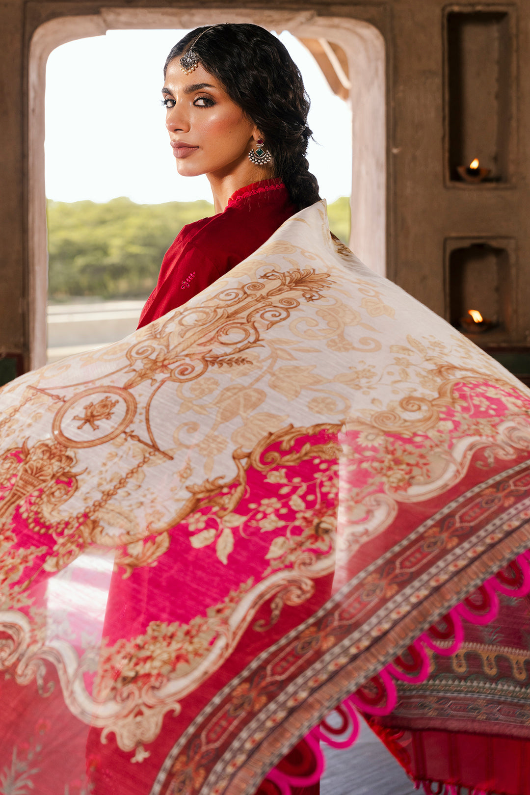 ZELLBURY CHIKANKARI LAWN EMBROIDERED COLLECTION 2025 11