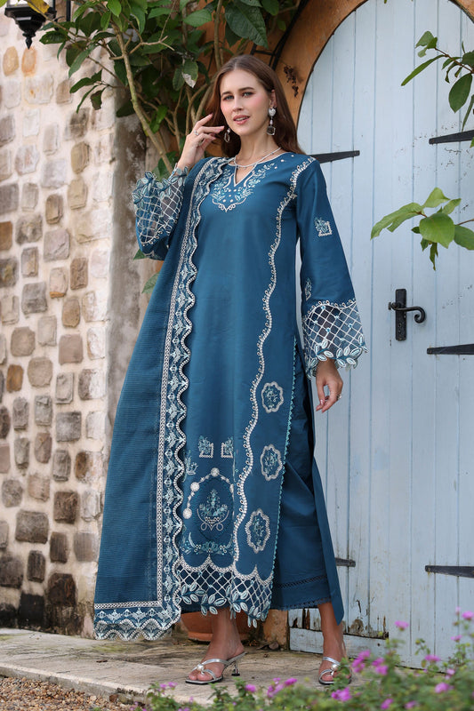 [ SUIT D ] - RAAYA LUXURY LAWN EMBROIDERED COLLECTION 2026
