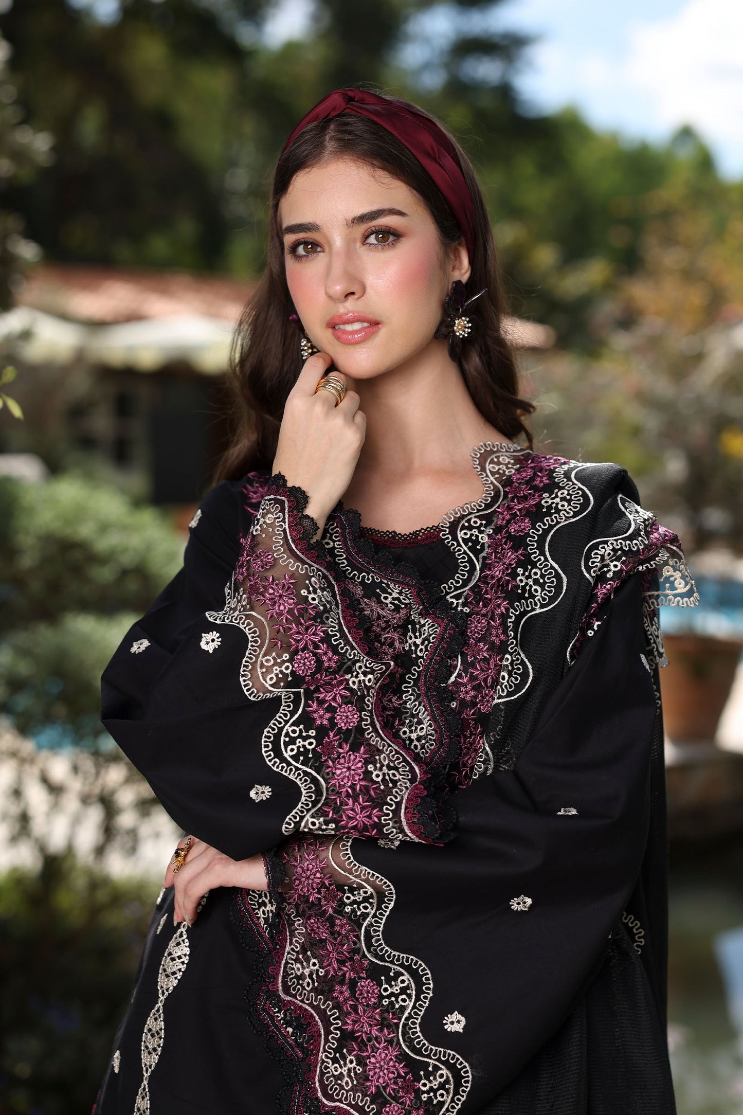 [ SUIT F ] - RAAYA LUXURY LAWN EMBROIDERED COLLECTION 2026