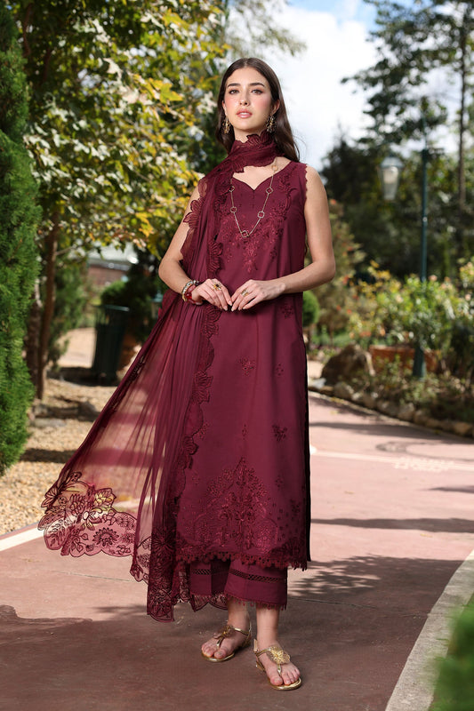 [ SUIT H ] - RAAYA LUXURY LAWN EMBROIDERED COLLECTION 2026