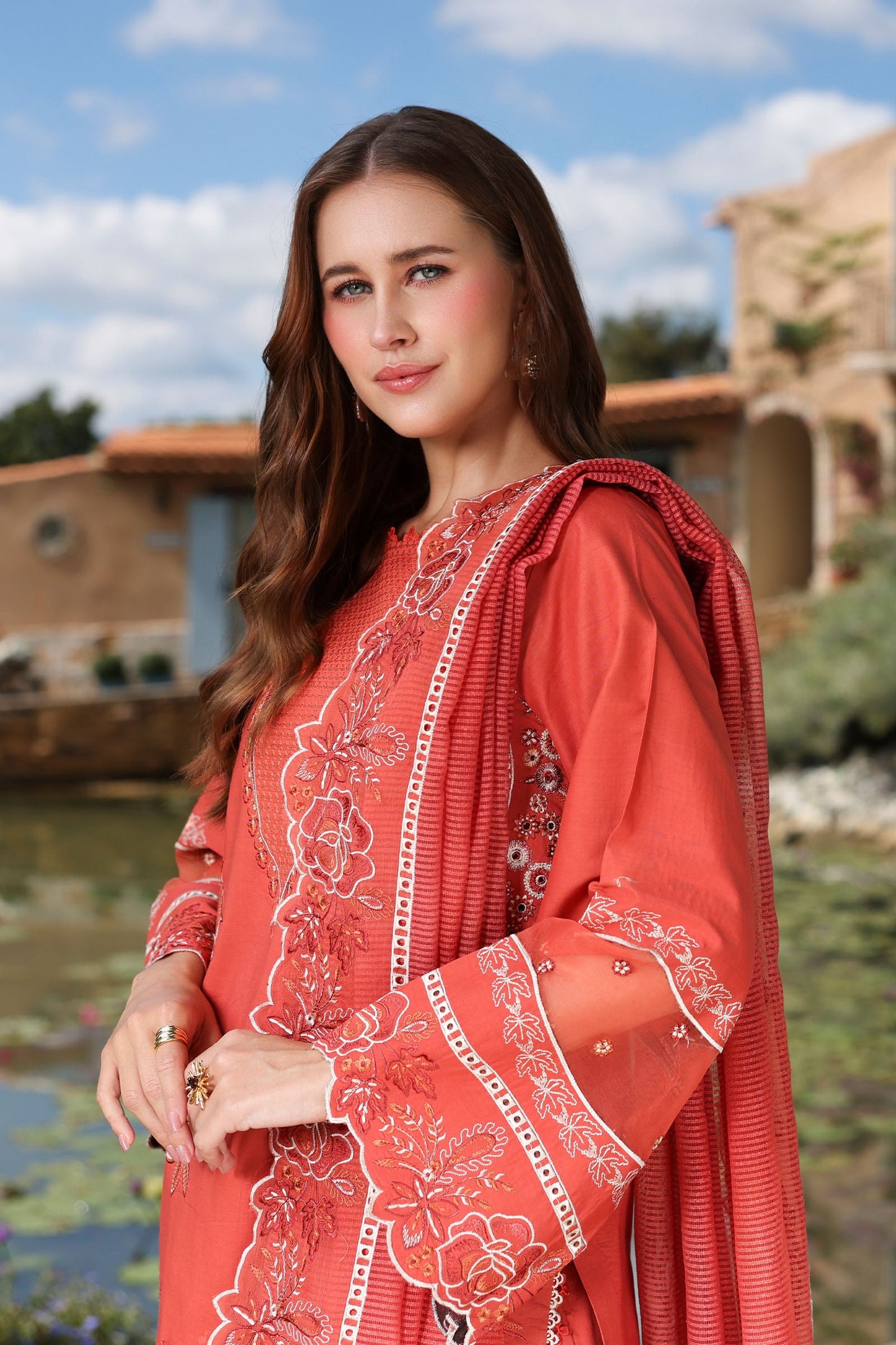 [ SUIT K ] - RAAYA LUXURY LAWN EMBROIDERED COLLECTION 2026