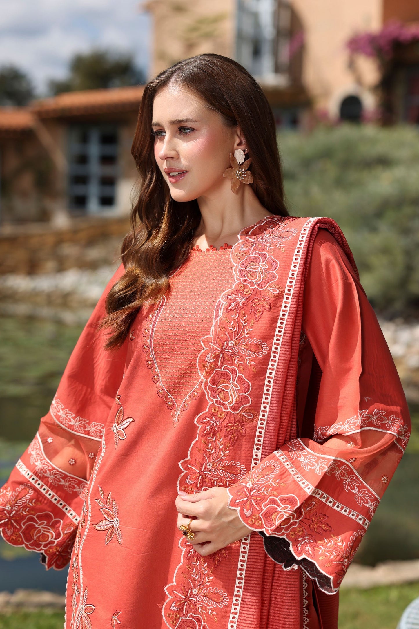 [ SUIT K ] - RAAYA LUXURY LAWN EMBROIDERED COLLECTION 2026