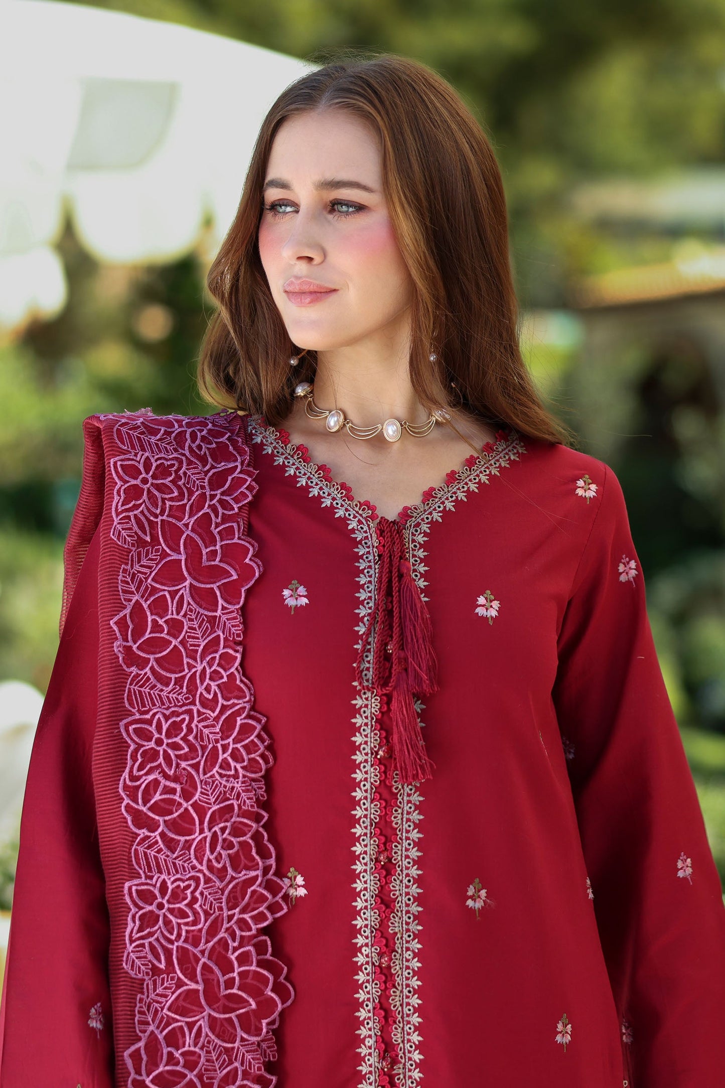 [ SUIT J ] - RAAYA LUXURY LAWN EMBROIDERED COLLECTION 2026