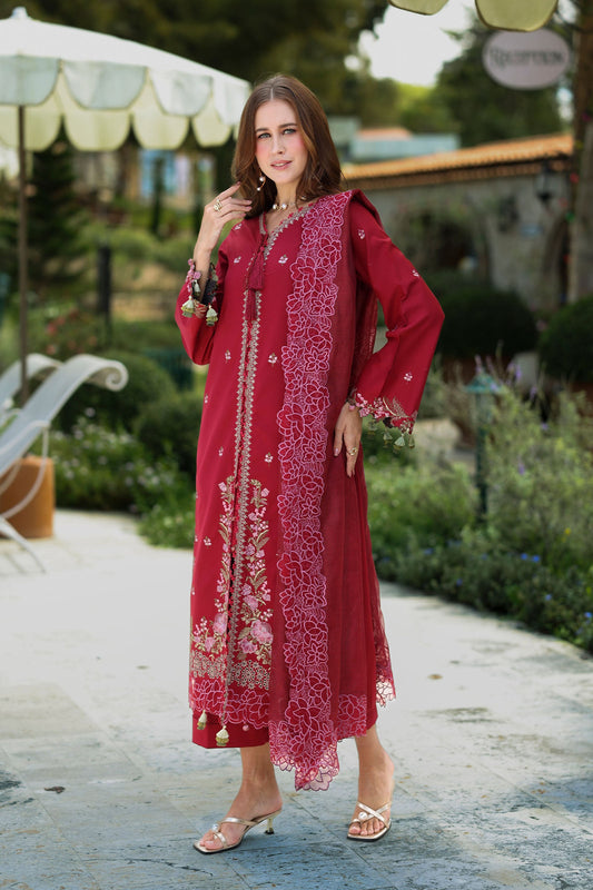 [ SUIT J ] - RAAYA LUXURY LAWN EMBROIDERED COLLECTION 2026