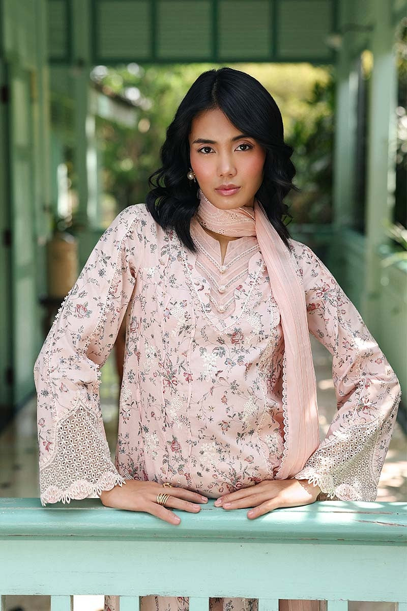 [ SUIT L ] - QALAMKAR QPRINTS LAWN EMBROIDERED 2026