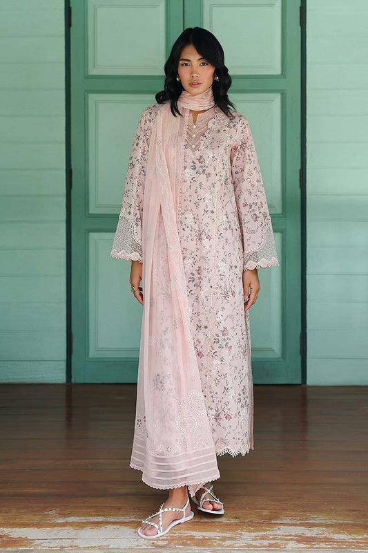 [ SUIT L ] - QALAMKAR QPRINTS LAWN EMBROIDERED 2026