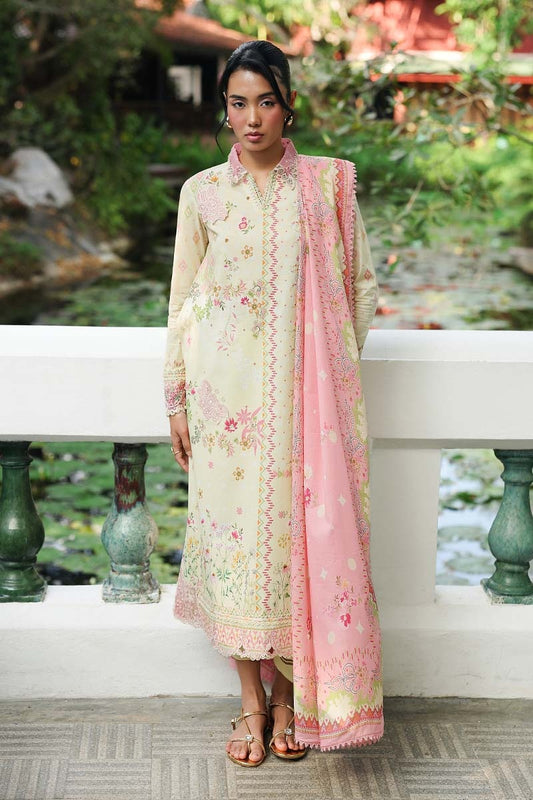 [ SUIT D ] - QALAMKAR QPRINTS LAWN EMBROIDERED 2026