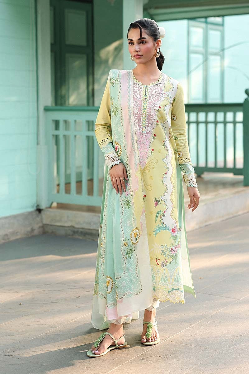 [ SUIT B ] - QALAMKAR QPRINTS LAWN EMBROIDERED 2026