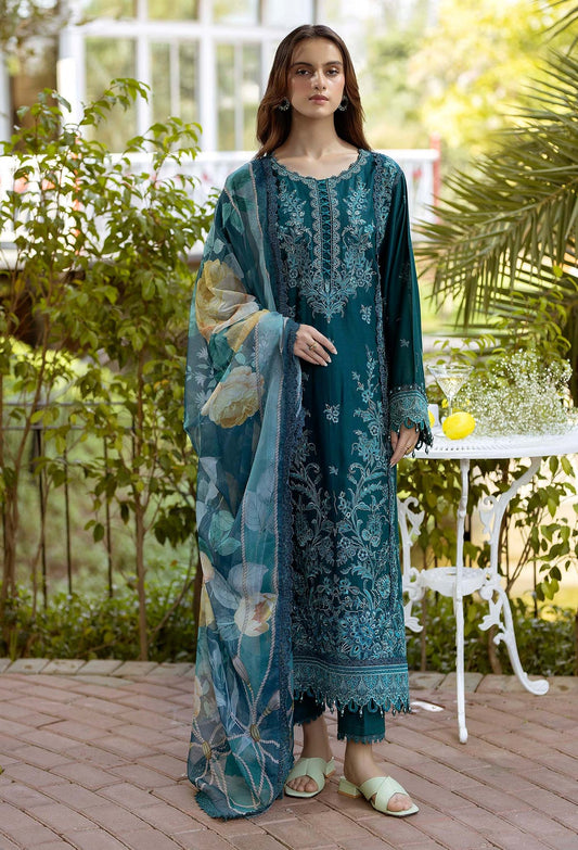 ADANS LIBAS GARDENIA EMBROIDERED LAWN 2025