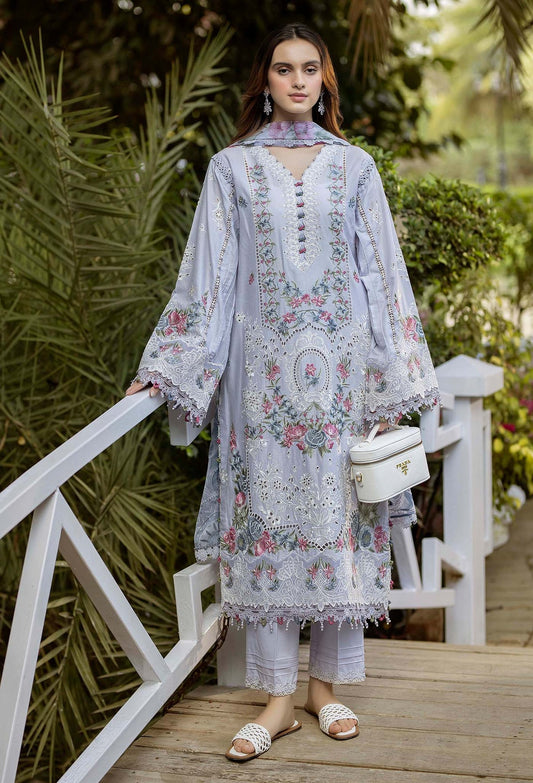 ADANS LIBAS GARDENIA EMBROIDERED LAWN 2025