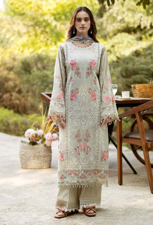 ADANS LIBAS GARDENIA EMBROIDERED LAWN 2025
