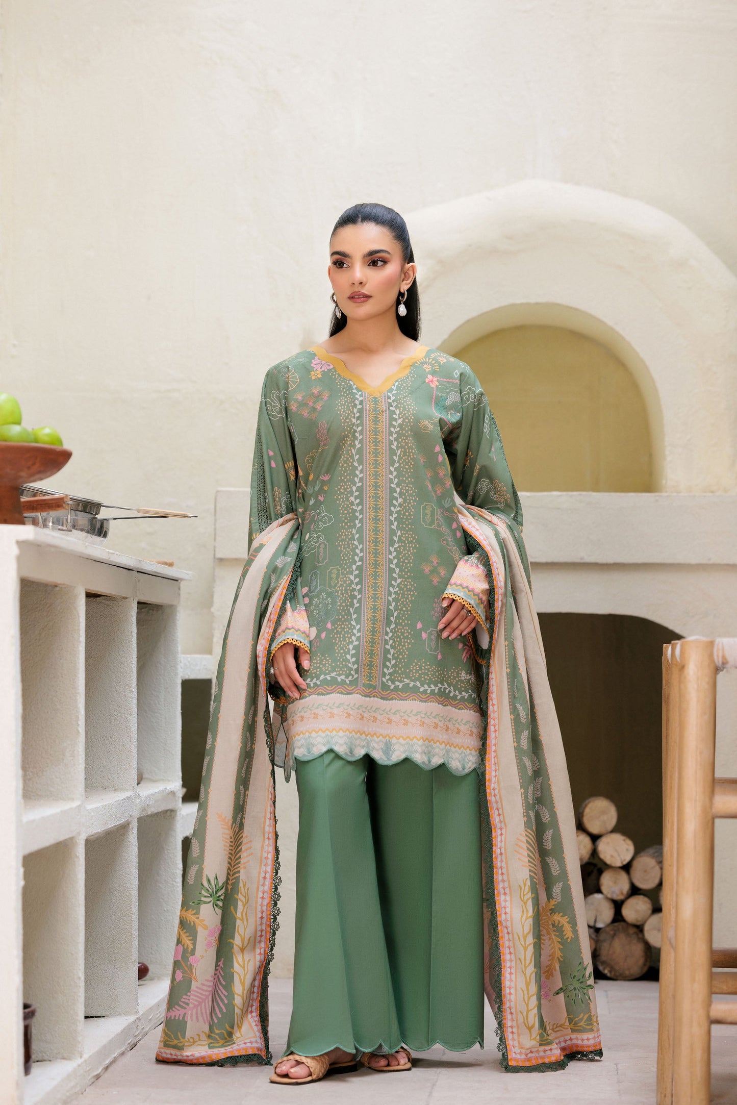 [ SUIT B ] - NEW FLORENT SUPIMA LAWN PRINTED COLLECTION 2026