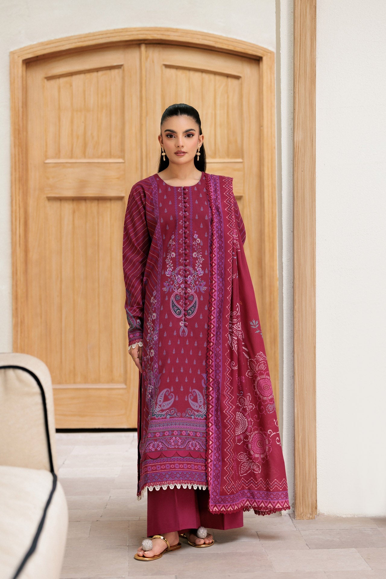 [ SUIT D ] - NEW FLORENT SUPIMA LAWN PRINTED COLLECTION 2026