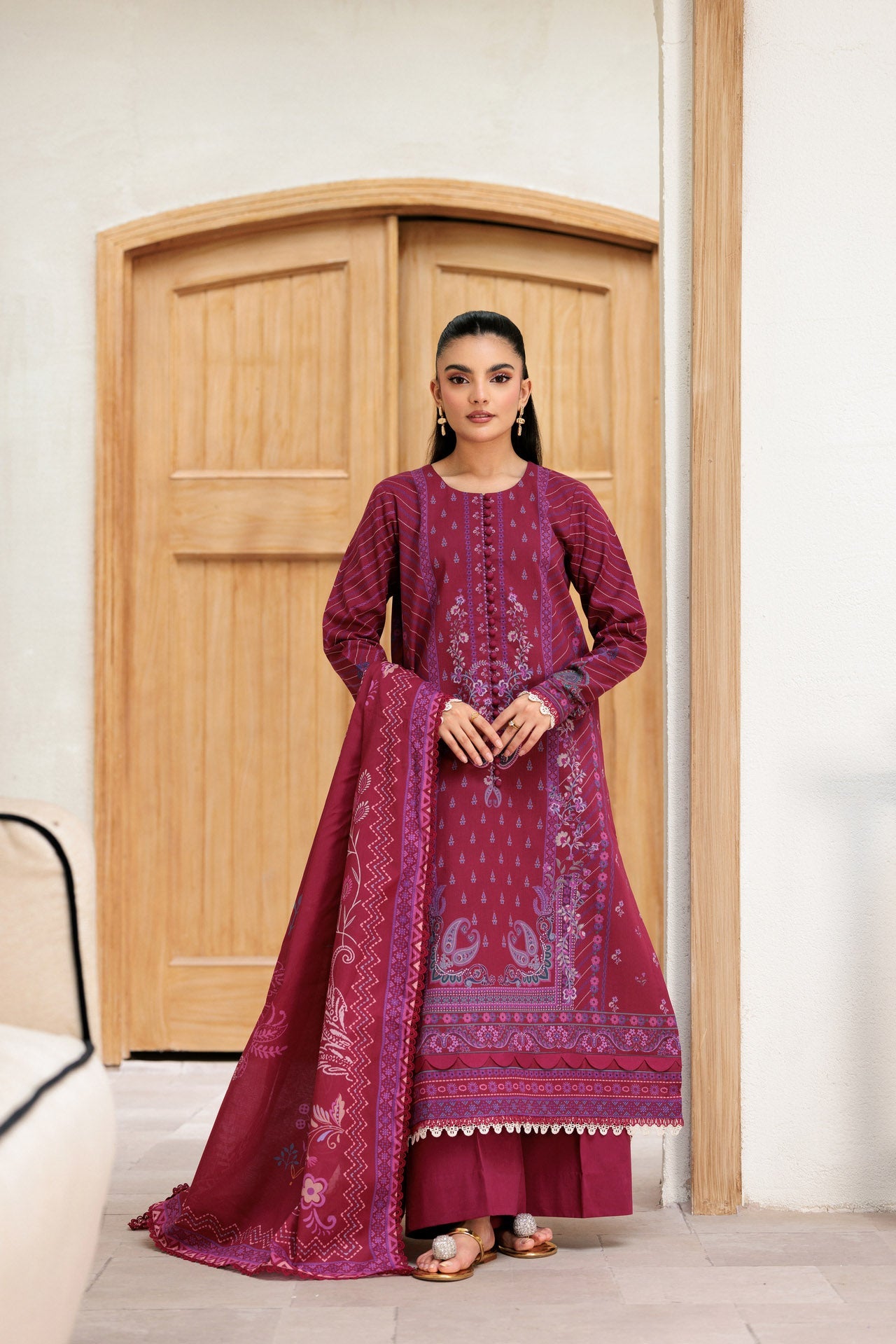 [ SUIT D ] - NEW FLORENT SUPIMA LAWN PRINTED COLLECTION 2026