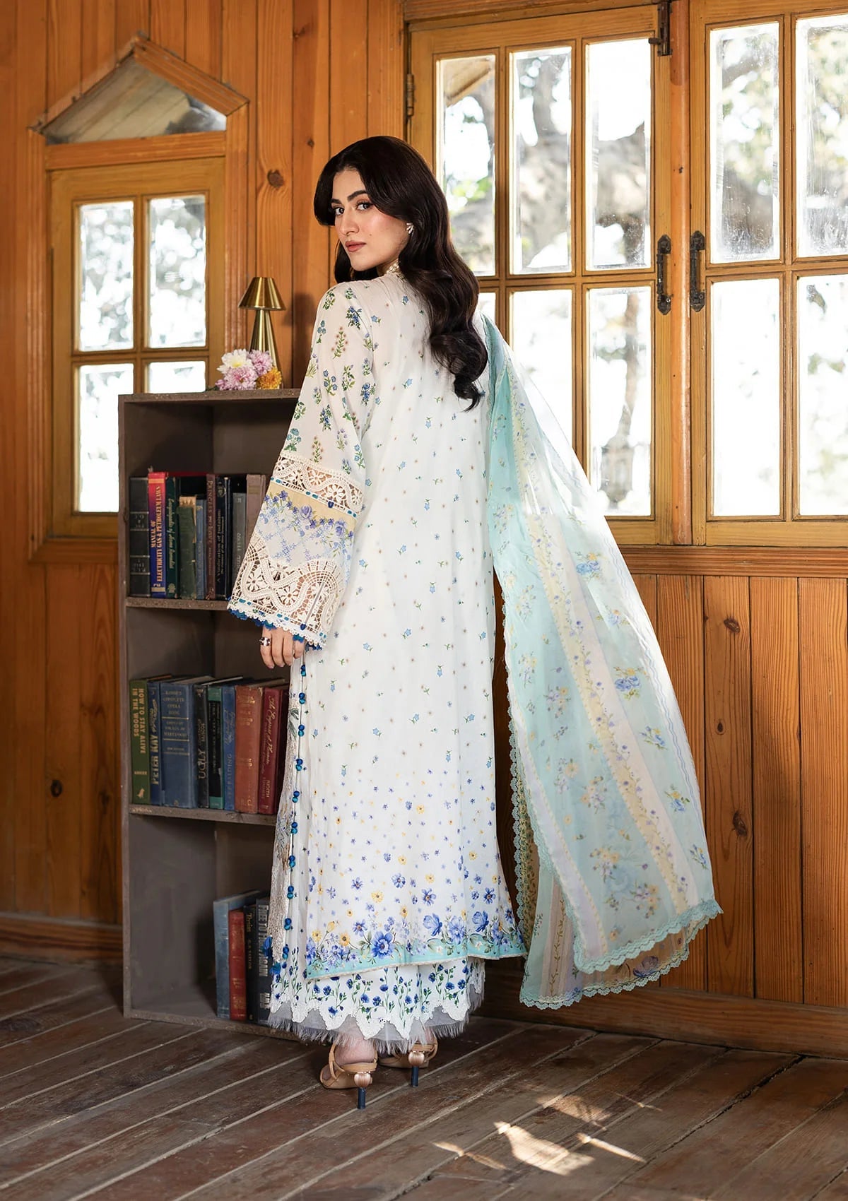 [ SUIT M ] - ELAF CHIKANKARI PRINTS WITH CHIFFON DUPATTA 2026