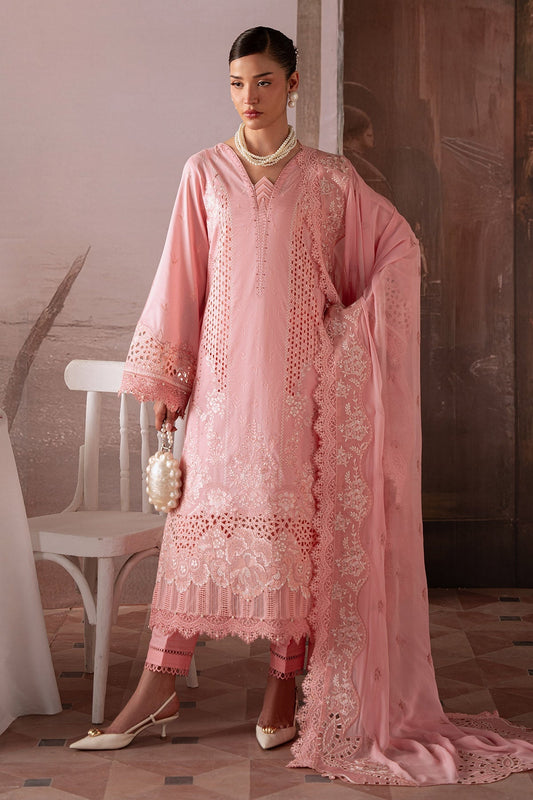 [ SUIT D ] - NUREH FEYA EMBROIDERED LAWN WITH EMBROIDERED CHIFFON DUPATTA COLLECTION 2026