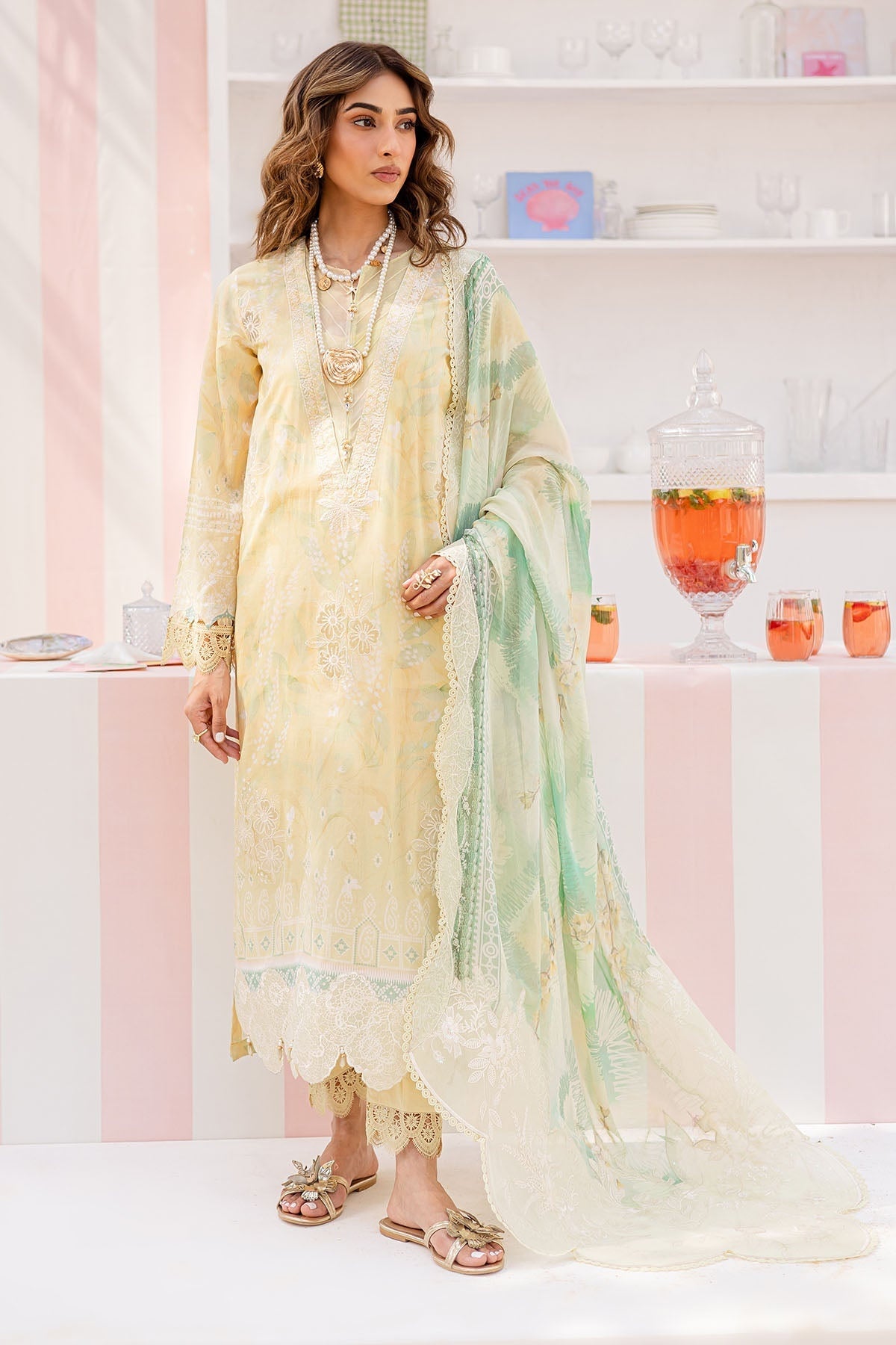 NUREH GARDENIA LAWN EMBROIDERED COLLECTION 2025
