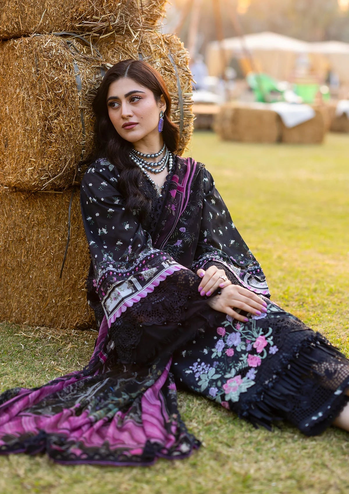 [ SUIT K ] - ELAF CHIKANKARI PRINTS WITH CHIFFON DUPATTA 2026