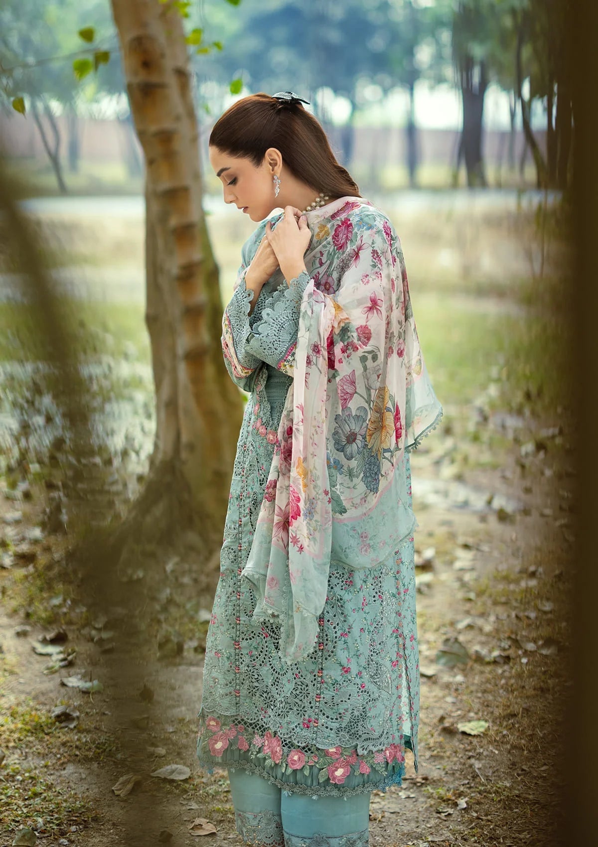 [ SUIT N ] - ELAF CHIKANKARI PRINTS WITH CHIFFON DUPATTA 2026