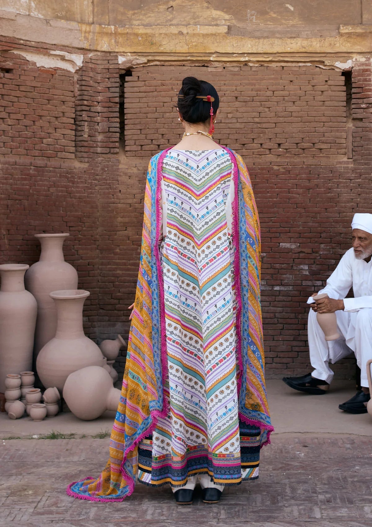 [ SUIT C ] - KAHF AANGAN LUXURY PRINT LAWN WITH CHIFFON DUPATTA 2026