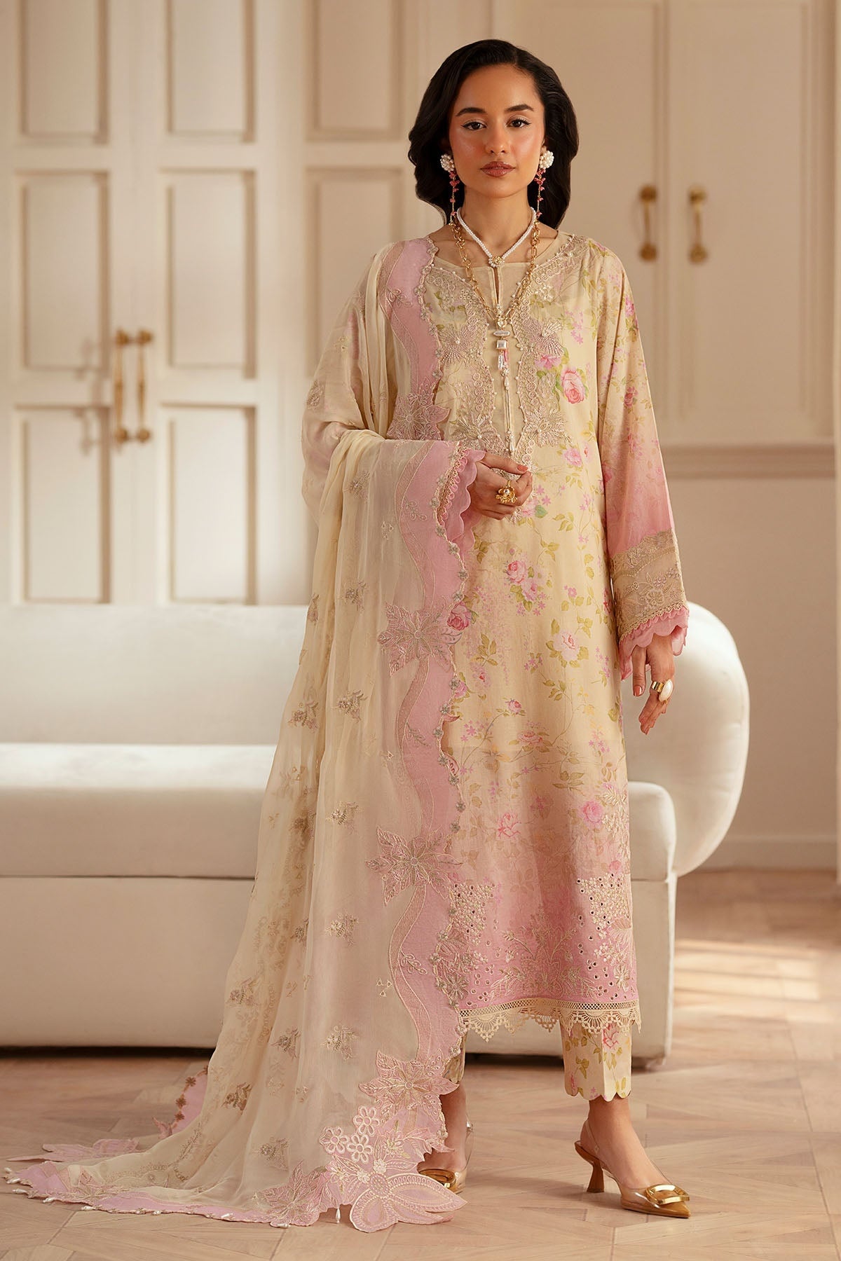 NUREH FEYA EID EDIT LAWN EMBROIDERED 2025