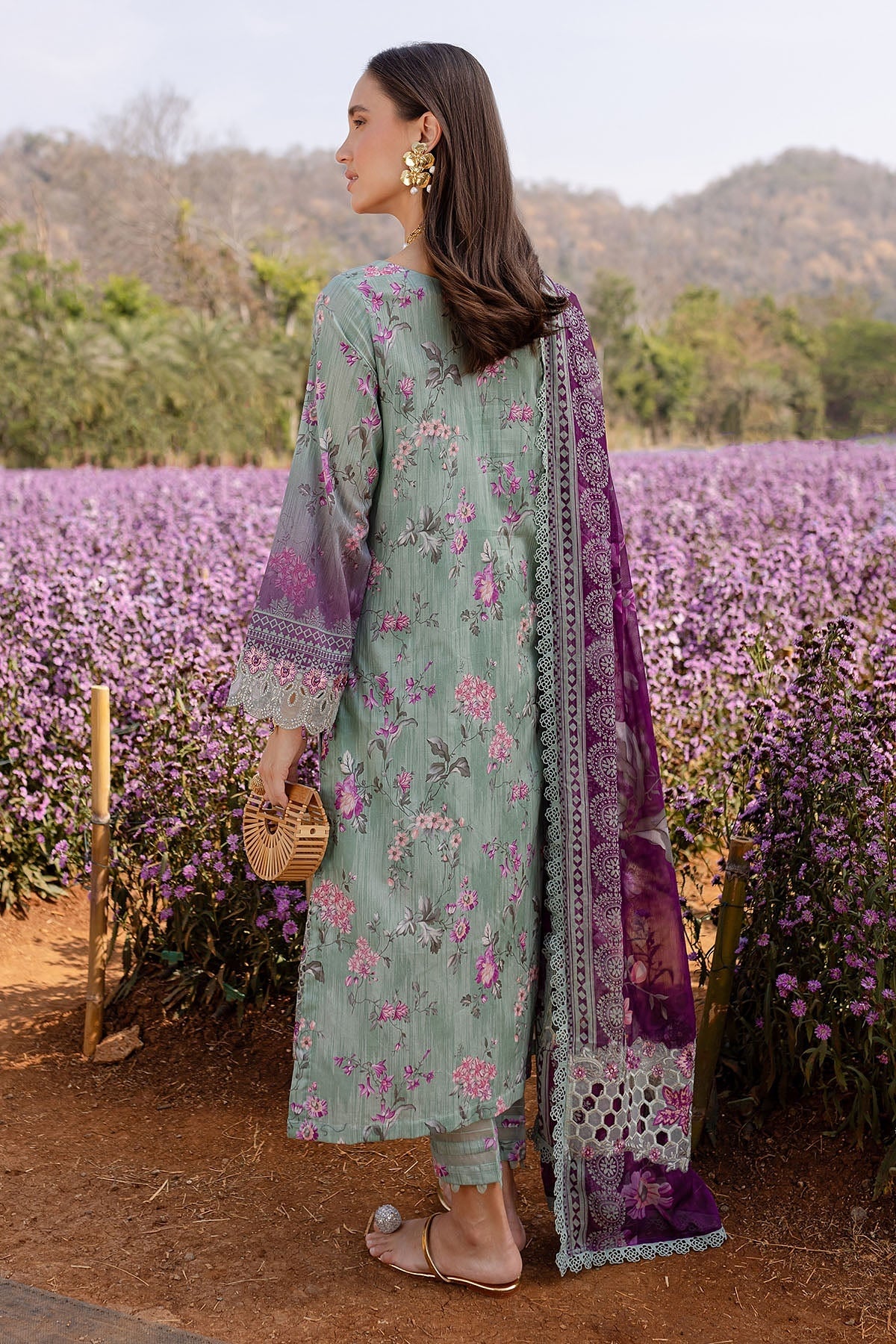NUREH BLOOM LAWN PRINTED EMBROIDERED COLLECTION 2025