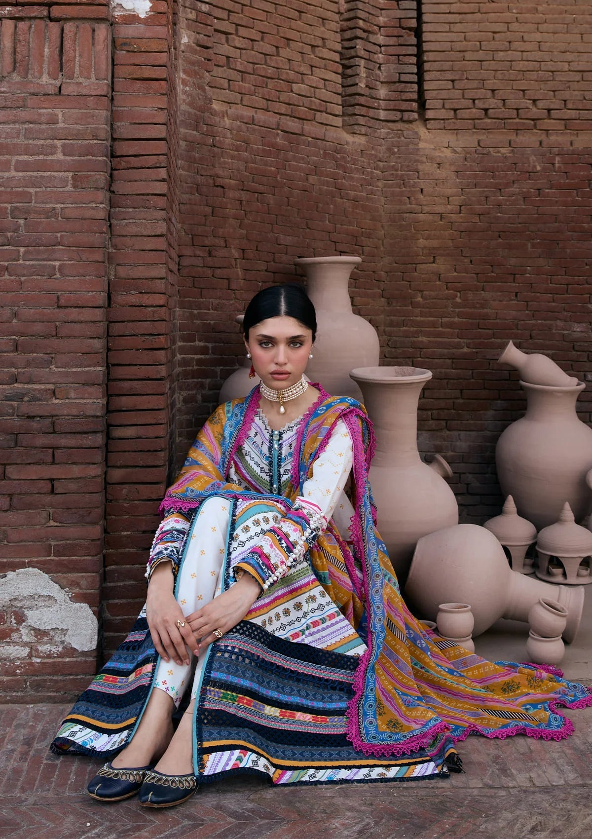 [ SUIT C ] - KAHF AANGAN LUXURY PRINT LAWN WITH CHIFFON DUPATTA 2026