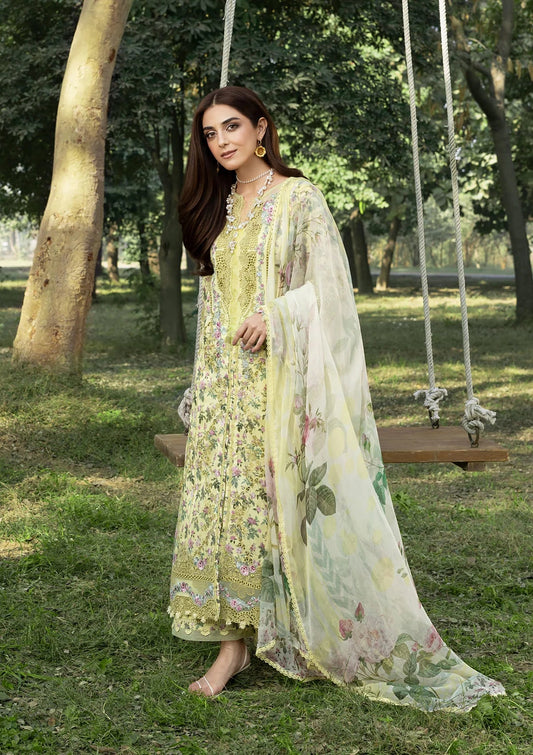 [ SUIT O ] - ELAF CHIKANKARI PRINTS WITH CHIFFON DUPATTA 2026