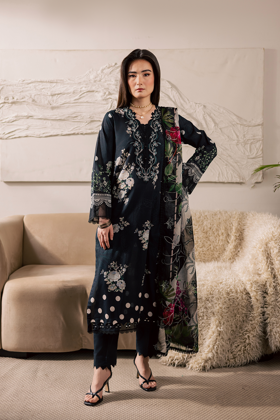 [ SUIT B ] - EVERYDAY VOL 2 BY DARIA LAWN EMBROIDERED COLLECTION 2026