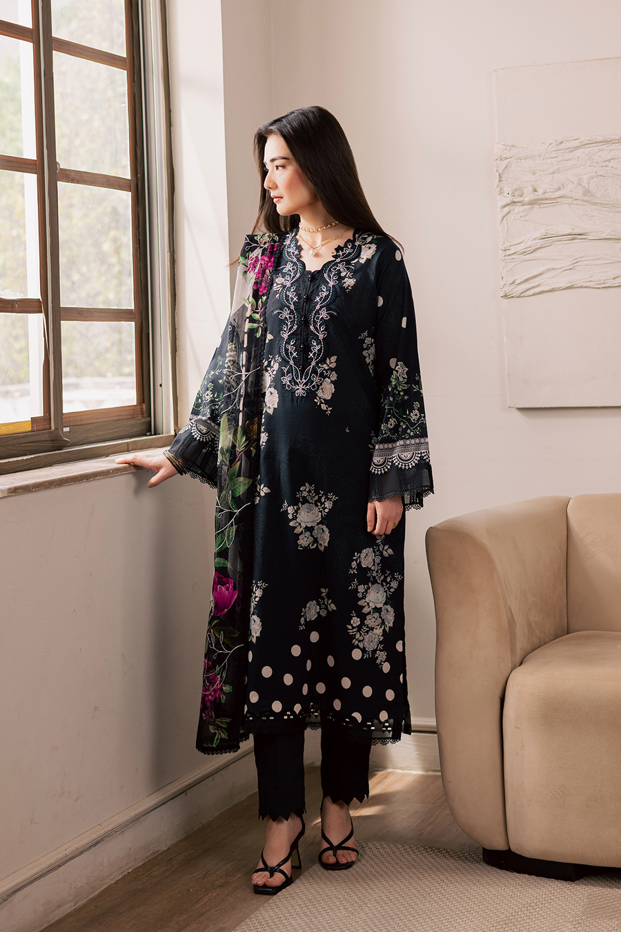 [ SUIT B ] - EVERYDAY VOL 2 BY DARIA LAWN EMBROIDERED COLLECTION 2026