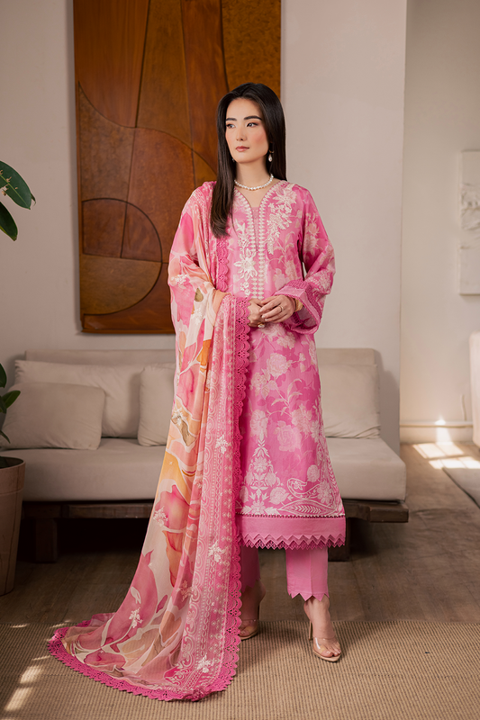 [ SUIT D ] - EVERYDAY VOL 2 BY DARIA LAWN EMBROIDERED COLLECTION 2026