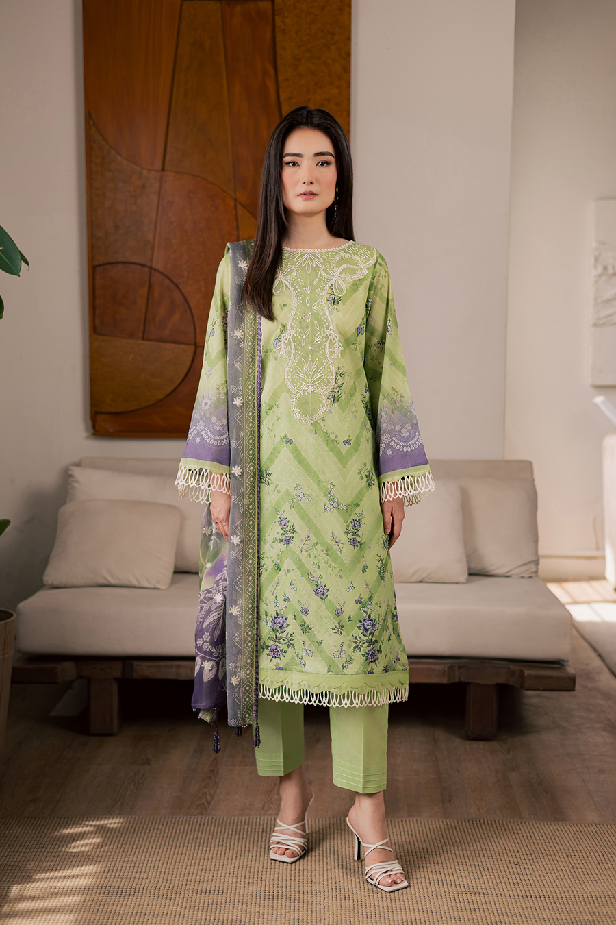 [ SUIT C ] - EVERYDAY VOL 2 BY DARIA LAWN EMBROIDERED COLLECTION 2026