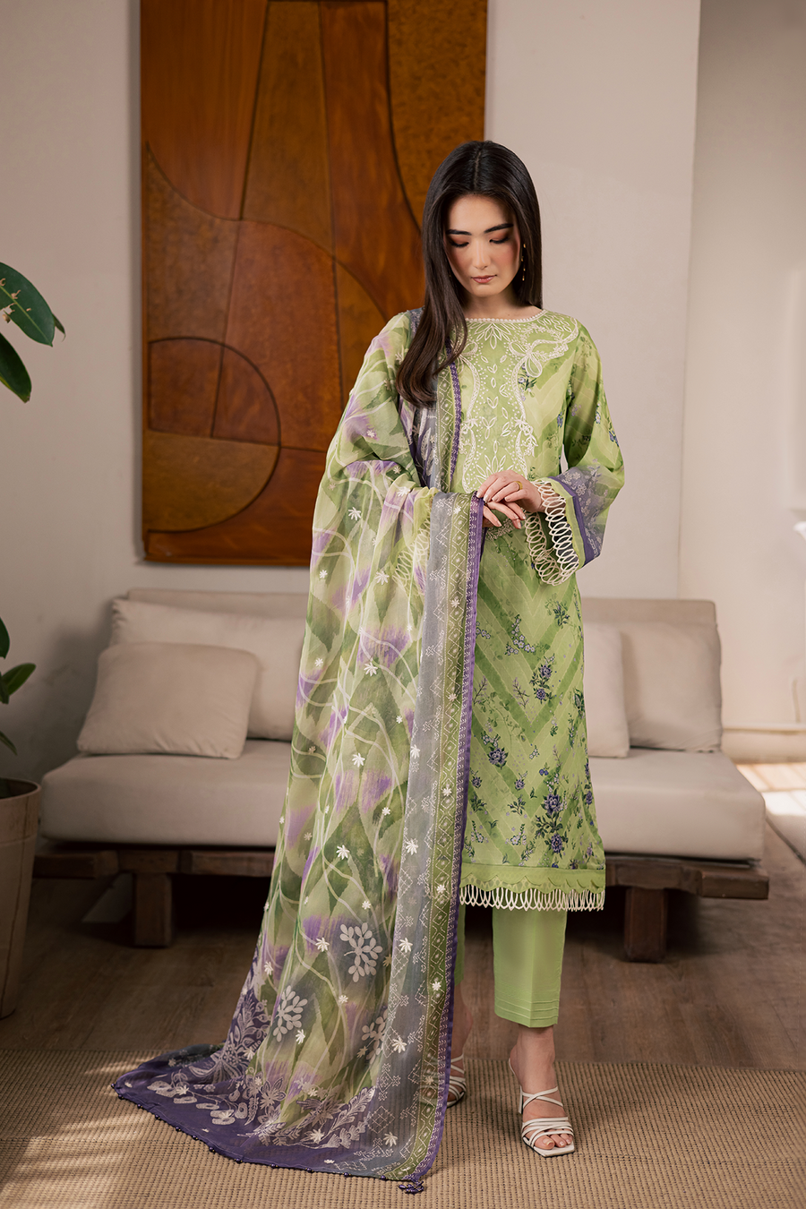 [ SUIT C ] - EVERYDAY VOL 2 BY DARIA LAWN EMBROIDERED COLLECTION 2026