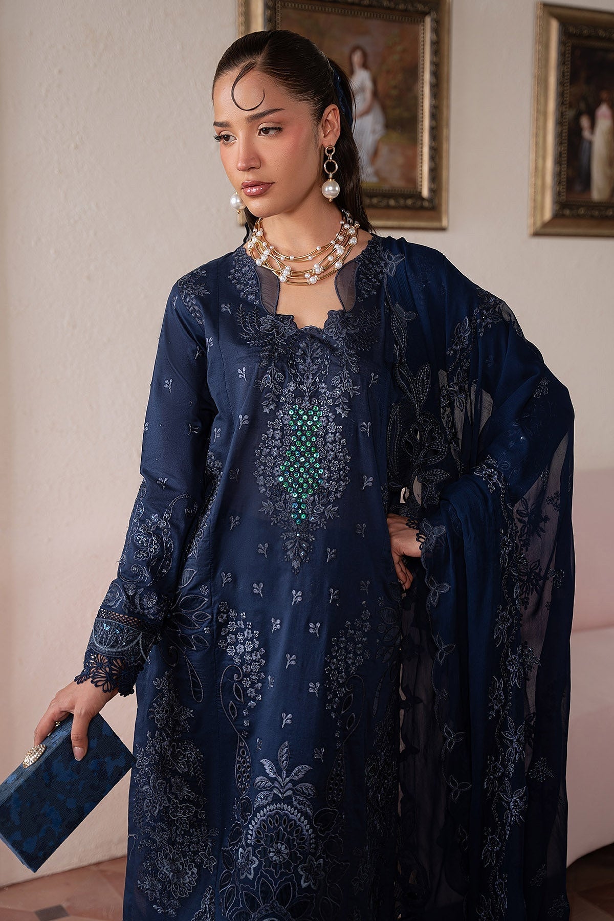 [ SUIT C ] - NUREH FEYA EMBROIDERED LAWN WITH EMBROIDERED CHIFFON DUPATTA COLLECTION 2026
