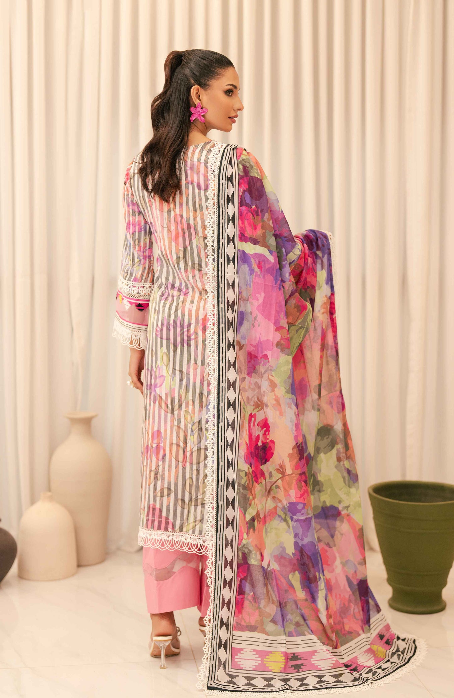 ALZOHAIB BLOOM SUNSHINE COTTON SILK COLLECTION 2024