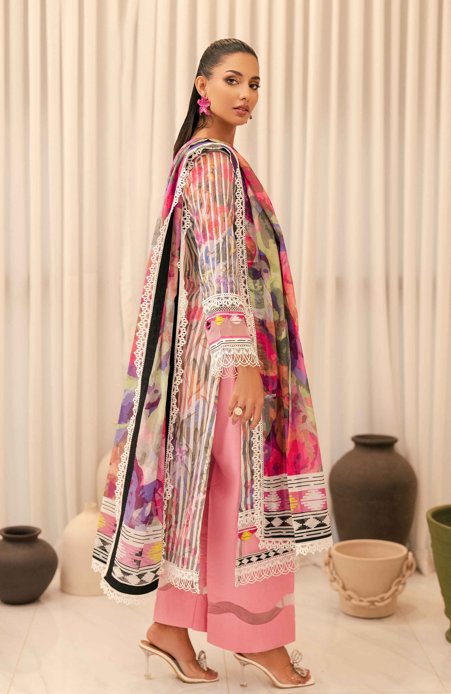 ALZOHAIB BLOOM SUNSHINE COTTON SILK COLLECTION 2024