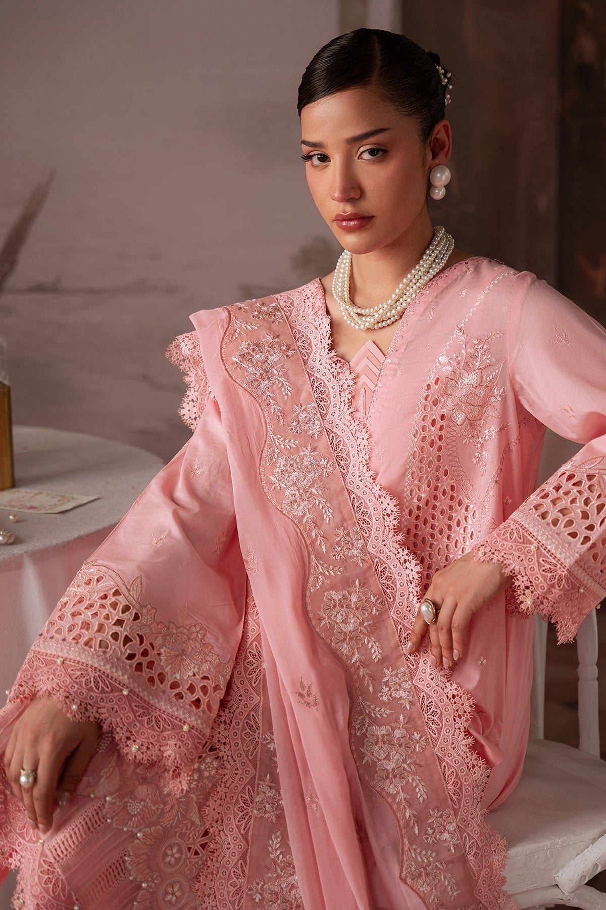 [ SUIT D ] - NUREH FEYA EMBROIDERED LAWN WITH EMBROIDERED CHIFFON DUPATTA COLLECTION 2026