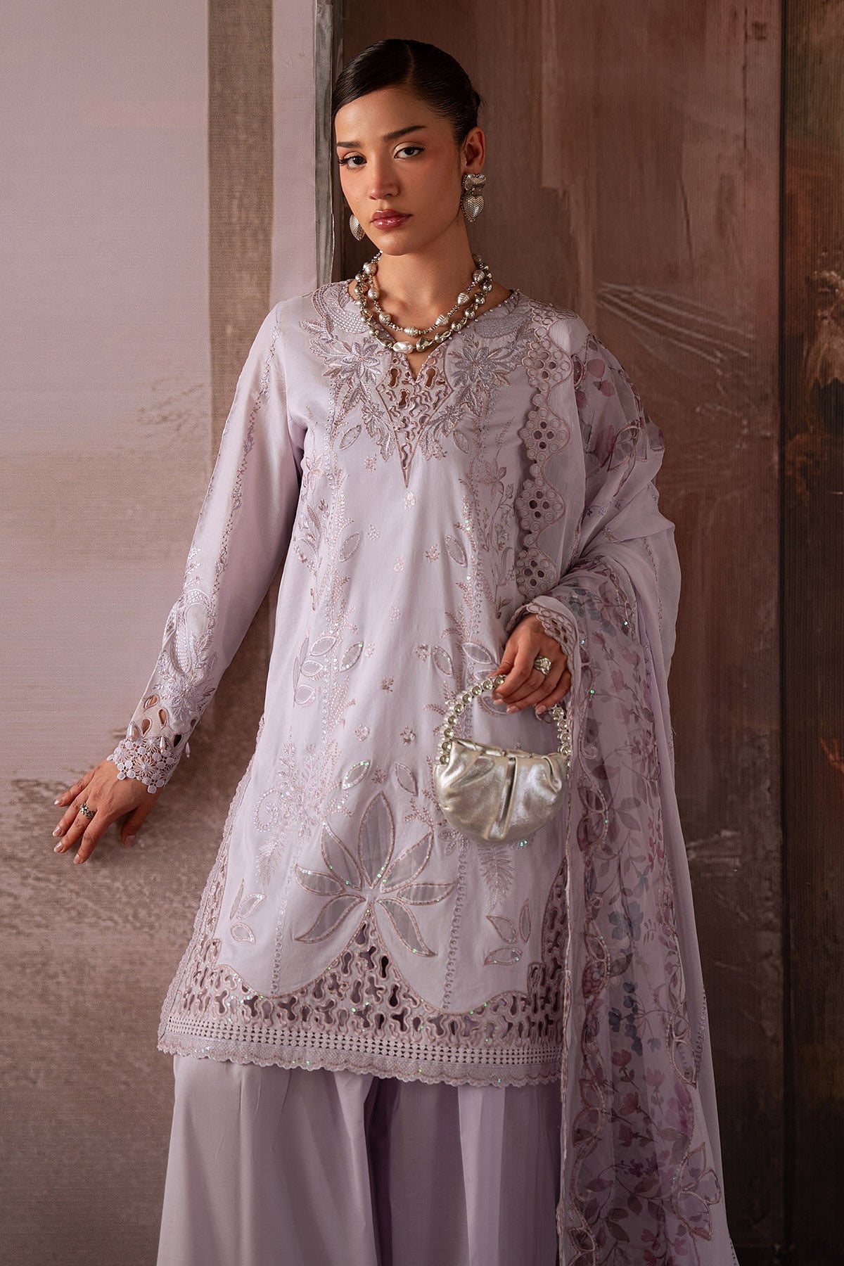 [ SUIT F ] - NUREH FEYA EMBROIDERED LAWN WITH EMBROIDERED CHIFFON DUPATTA COLLECTION 2026