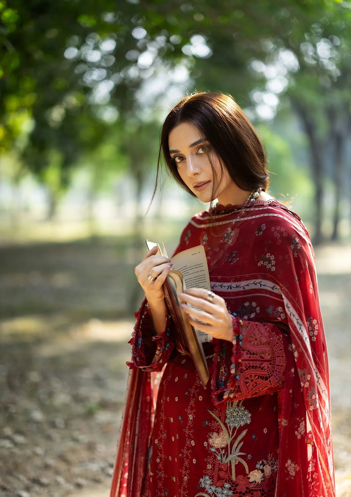 [ SUIT C ] - ELAF CHIKANKARI PRINTS WITH CHIFFON DUPATTA 2026