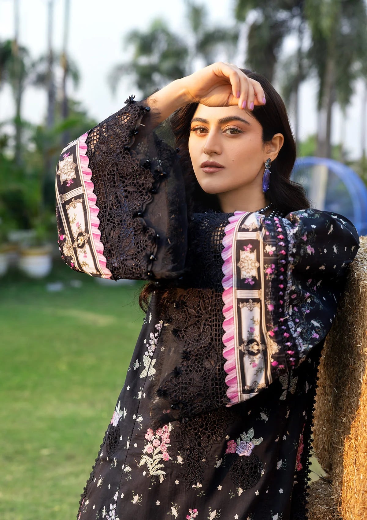 [ SUIT K ] - ELAF CHIKANKARI PRINTS WITH CHIFFON DUPATTA 2026