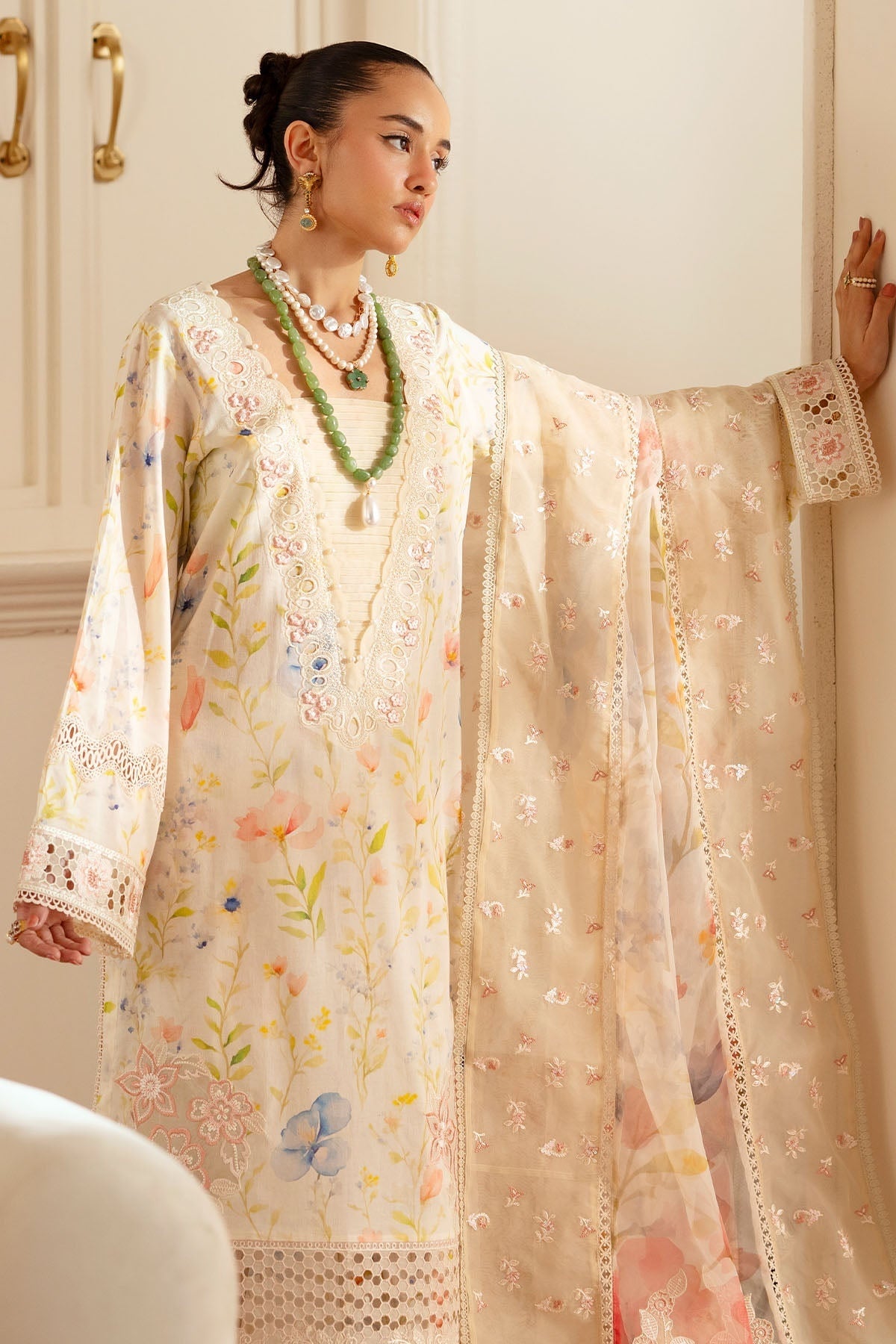 NUREH FEYA EID EDIT LAWN EMBROIDERED 2025